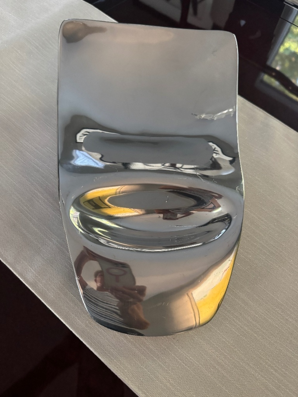 Nambe' Wave Lounge Chip and Dip Tray